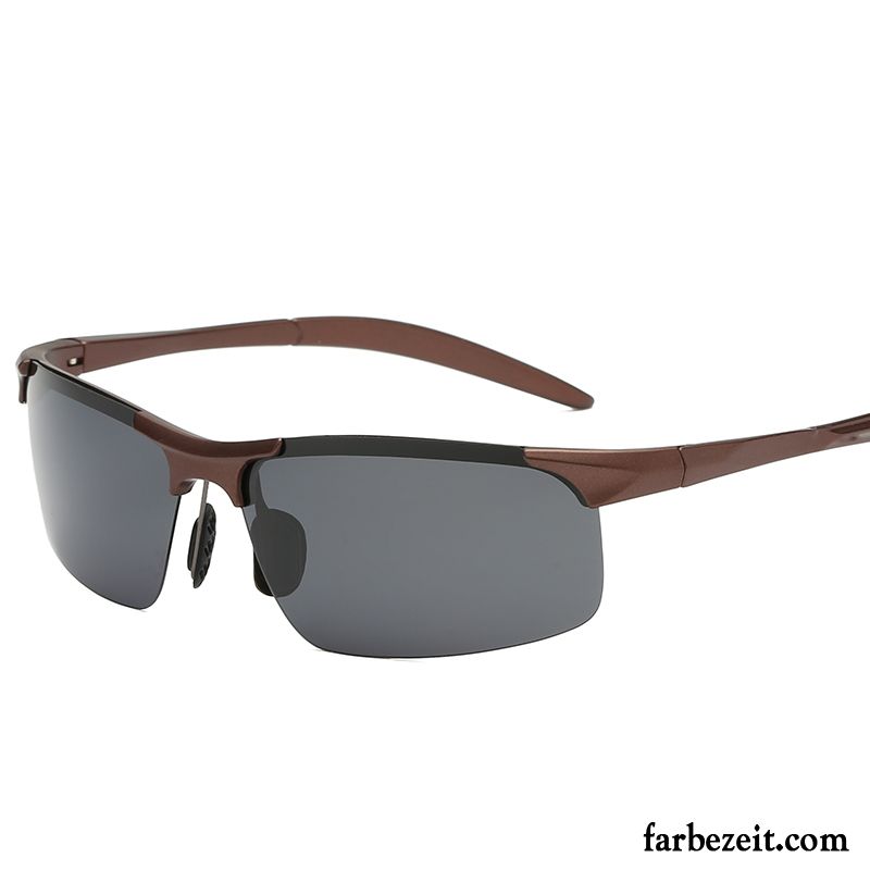 Sonnenbrille Herren Fahren Sonnenbrillen Polarisator Reiten Blau Purpur Lila