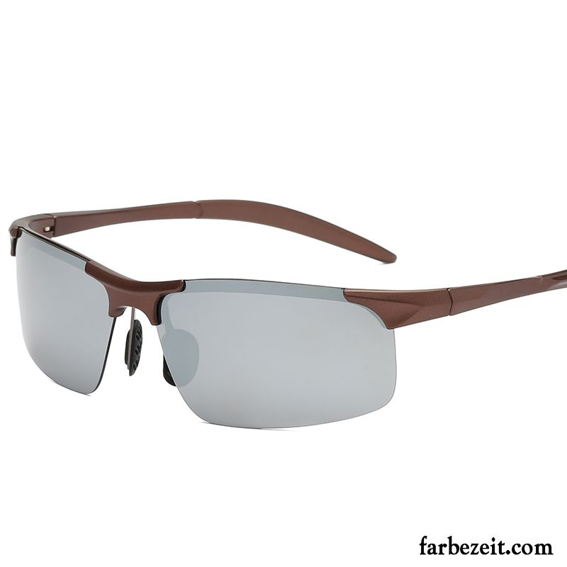 Sonnenbrille Herren Fahren Sonnenbrillen Polarisator Reiten Blau Purpur Lila