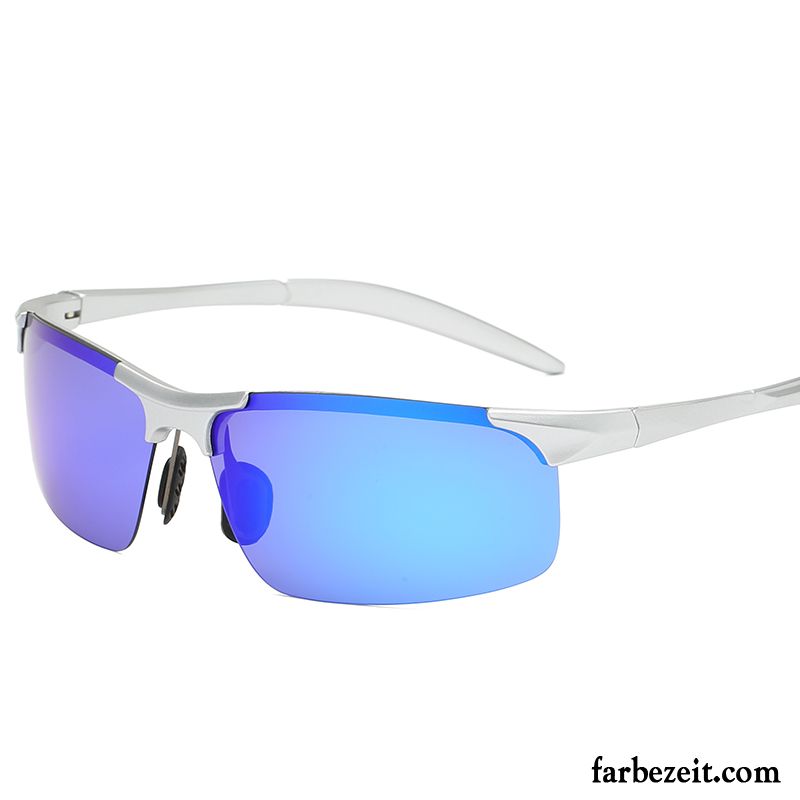 Sonnenbrille Herren Fahren Sonnenbrillen Polarisator Reiten Blau Purpur Lila