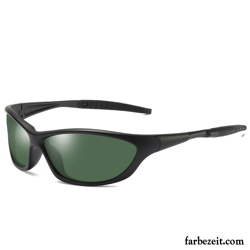 Sonnenbrille Herren Polarisator Fahren Sport Glänzend Reiten Sonnenbrillen Schwarz Grau