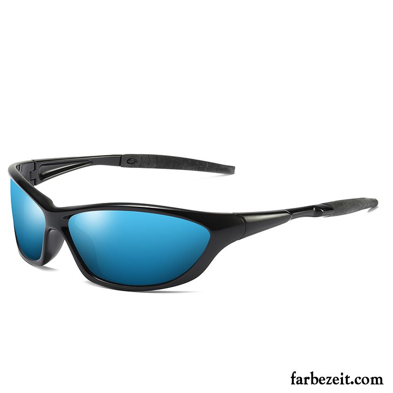 Sonnenbrille Herren Polarisator Fahren Sport Glänzend Reiten Sonnenbrillen Schwarz Grau