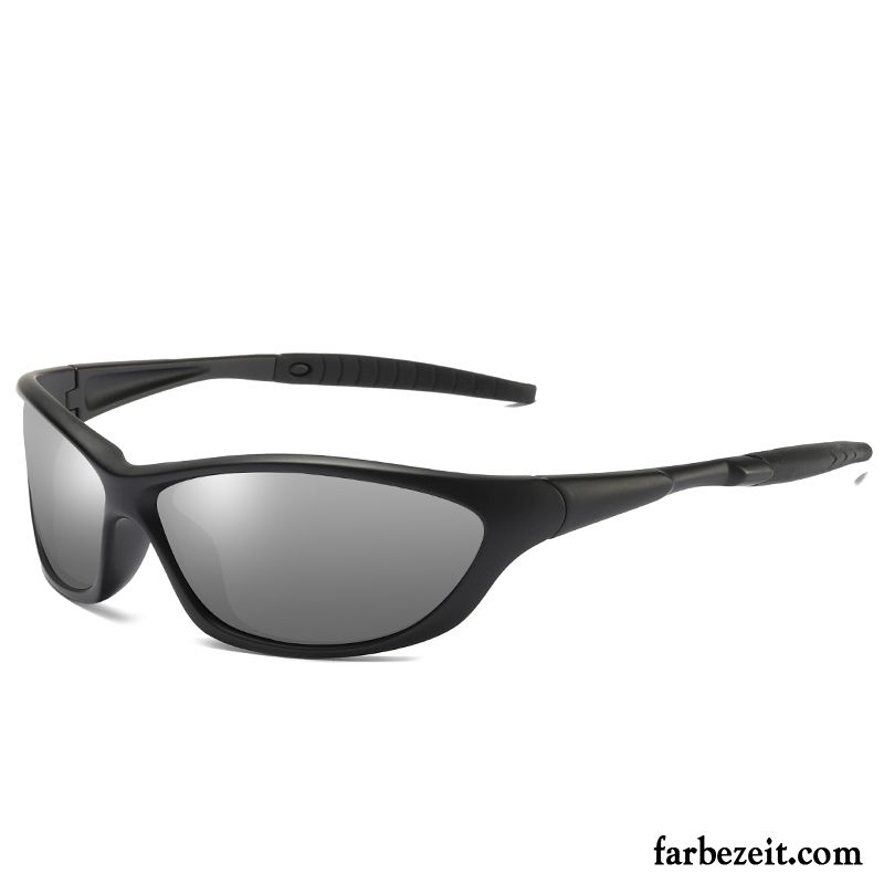 Sonnenbrille Herren Polarisator Fahren Sport Glänzend Reiten Sonnenbrillen Schwarz Grau