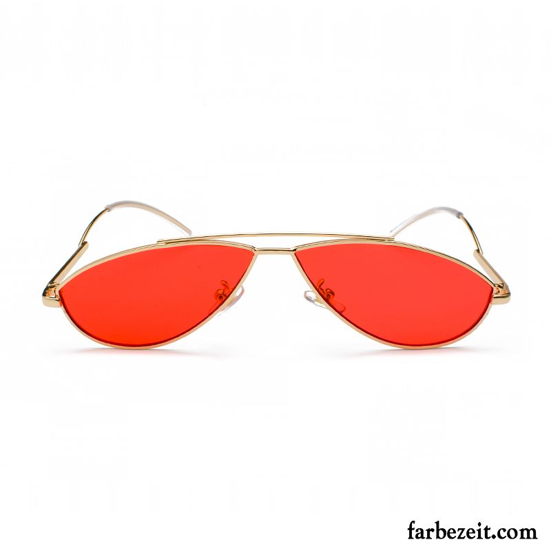Sonnenbrille Herren Trend Persönlichkeit Neu Sonnenbrillen Damen Straßenschlag Silber Rosa Rot