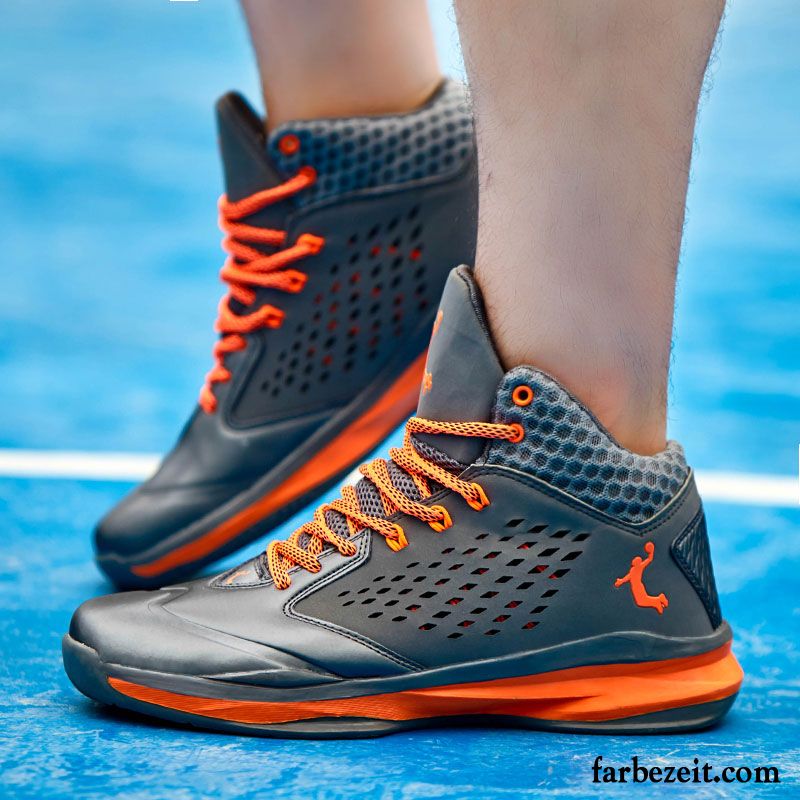 Sport Und Freizeitschuhe Herren Schüler Tragen Feder Sommer Casual Basketballschuhe Hohe Neue Rutschsicher Cushioning Atmungsaktiv