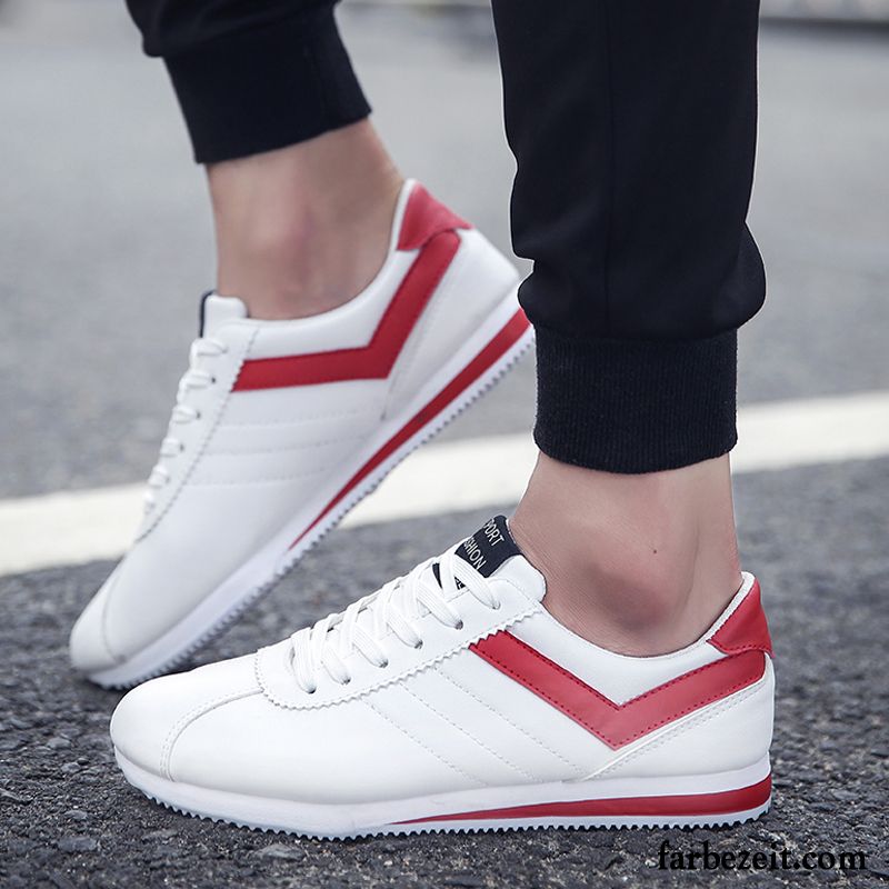 Sportschuhe Billig Kaufen Schuhe Teenager Casual Weiß Feder Skaterschuhe Herren Trend