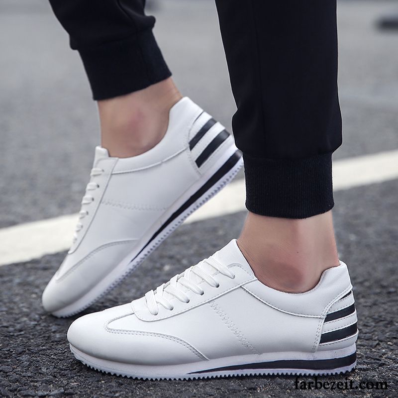 Sportschuhe Billig Kaufen Schuhe Teenager Casual Weiß Feder Skaterschuhe Herren Trend