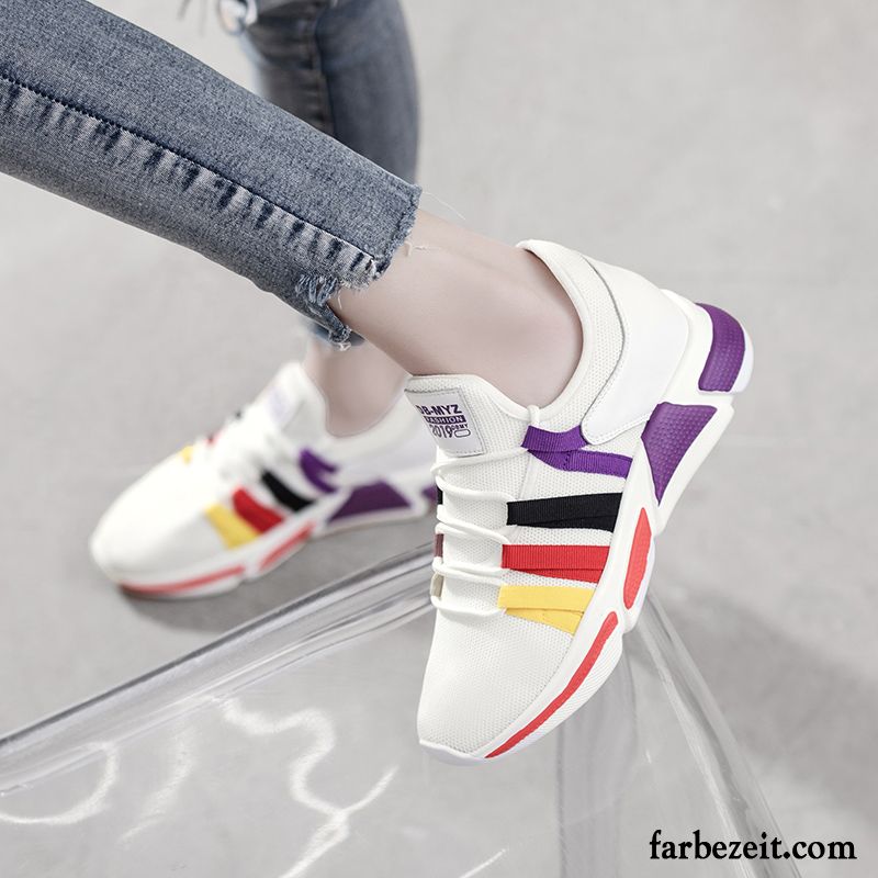 Sportschuhe Damen Allgleiches Casual Feder Trend Neue Schwarz