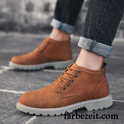 Stiefel Herren Casual Sommer Schuhe Trend Allgleiches Martin Stiehlt Grau