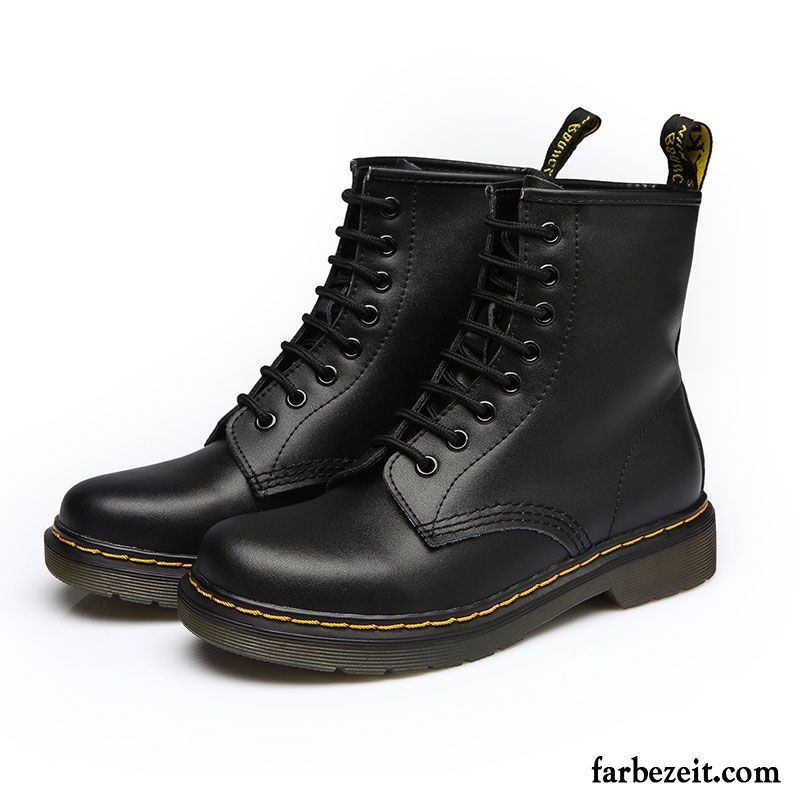 Stiefeletten Braun Damen Schüler Stiefel Martin Stiehlt Allgleiches Herbst England Winter Neue Rot Feder Billig