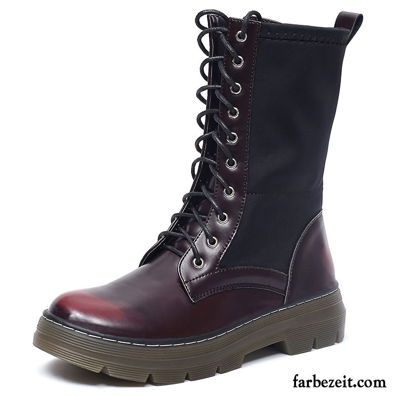 Stiefeletten Online Martin Stiehlt Winter Damen Langschaft Herbst Schnürung Neue England Dick Sale