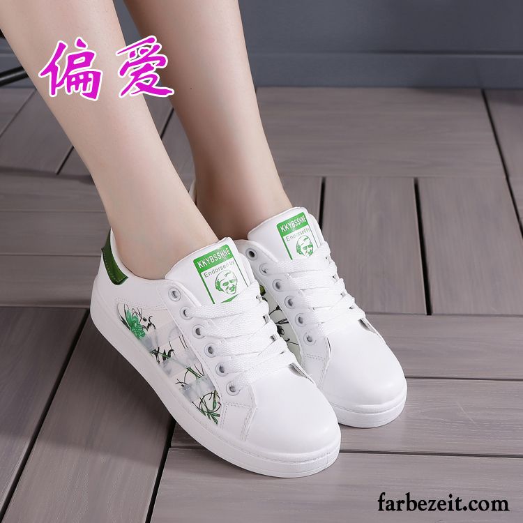 Stoffschuhe Damen Weiß Casual Schuhe Feder Weiß Schüler Trend Winter Neue Flache Allgleiches Skaterschuhe Kaufen