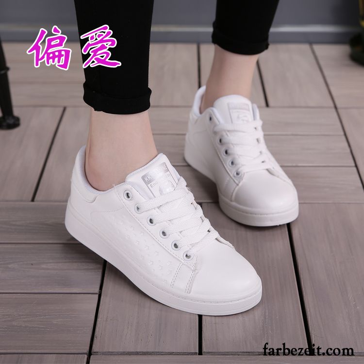 Stoffschuhe Damen Weiß Casual Schuhe Feder Weiß Schüler Trend Winter Neue Flache Allgleiches Skaterschuhe Kaufen