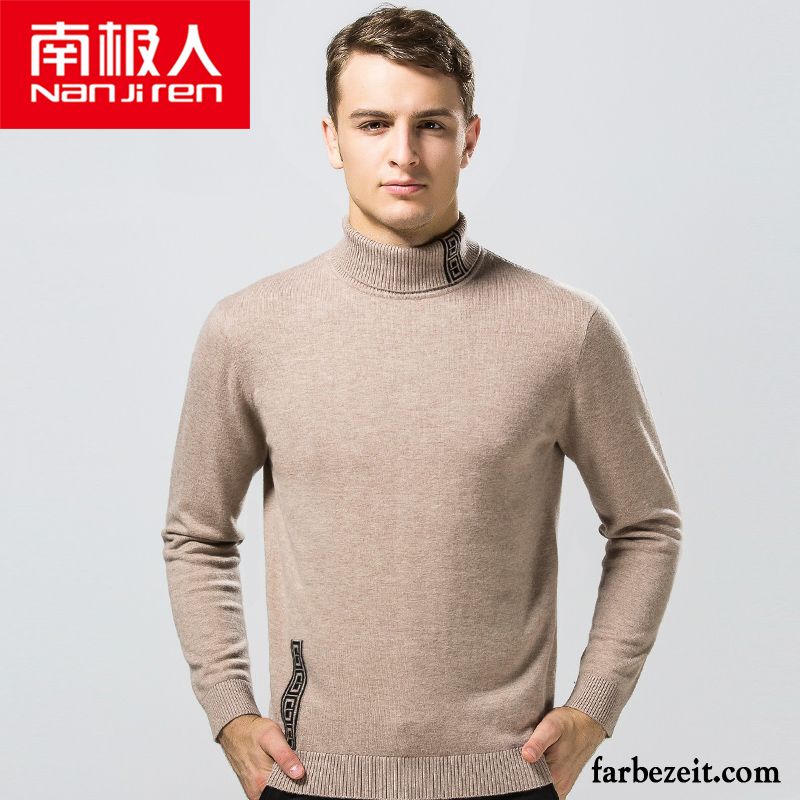 Strick Cardigan Männer Lange Ärmel Strickwaren Herbst Pullover Verdickung Rein Herren Winter Schlank Jugend Rabatt