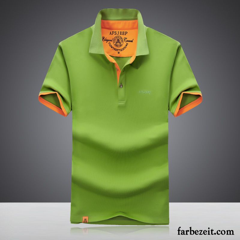 T Shirt Online Shop Revers T-shirts Rein Baumwolle Herren Große Größe