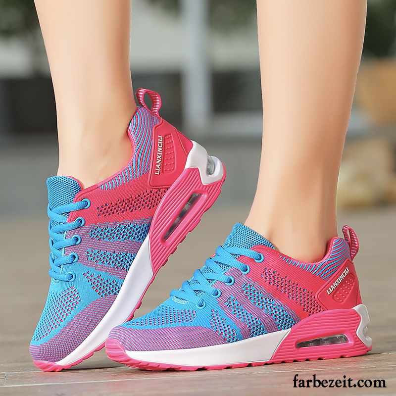 Turnschuhe Damen Blau Sportschuhe Luftkissen Laufschuhe Trend Neue Mode Günstig