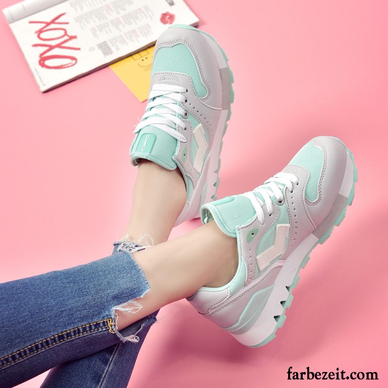 Turnschuhe Damen Grau Schüler Dicke Sohle Trend Sportschuhe Neue Feder Allgleiches Casual Schnürschuhe Kaufen