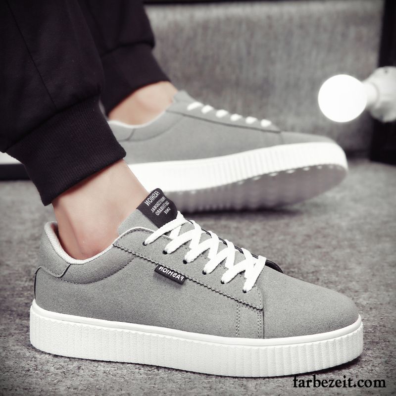 Turnschuhe Weiß Herren Tuch Schuhe Schüler Niedrig Teenager Skaterschuhe Trend Espadrille Casual Feder Allgleiches Billig