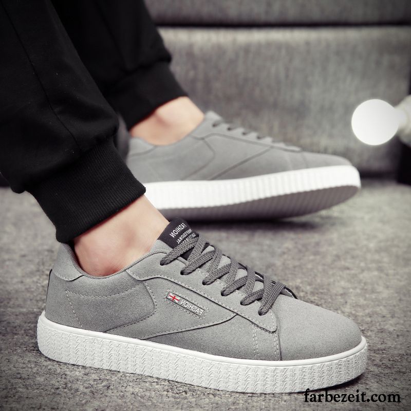 Turnschuhe Weiß Herren Tuch Schuhe Schüler Niedrig Teenager Skaterschuhe Trend Espadrille Casual Feder Allgleiches Billig