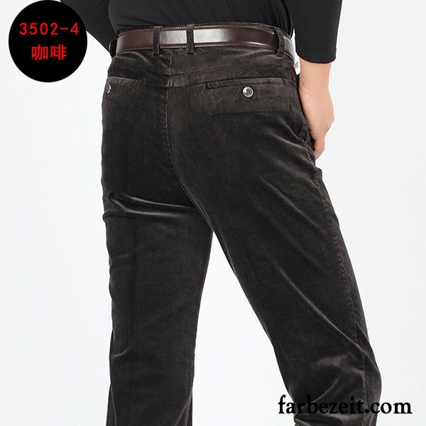 Weiße Jeans Hose Herren Dick Hose Winter Lange Plus Samt Gerade Freizeit Günstig