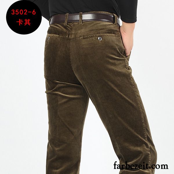 Weiße Jeans Hose Herren Dick Hose Winter Lange Plus Samt Gerade Freizeit Günstig