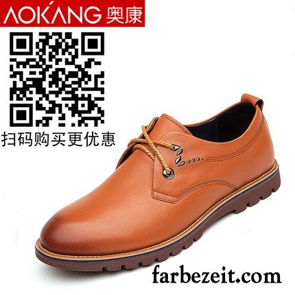 Weiße Schuhe Herren Jugend Trend Feder Weiche Sohle Casual Schuhe Neue England Lederschue Echtleder Billig