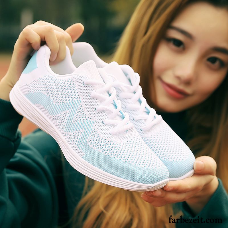 Weiße Turnschuhe Damen Günstig Net Atmungsaktiv Feder Neue Schuhe Schüler Laufschuhe Casual Allgleiches Sportschuhe Sommer Flache