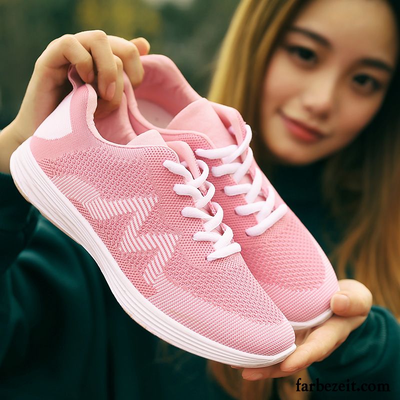 Weiße Turnschuhe Damen Günstig Net Atmungsaktiv Feder Neue Schuhe Schüler Laufschuhe Casual Allgleiches Sportschuhe Sommer Flache