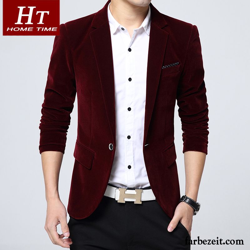 Welchen Blazer Kaufen Herbst Schlank Freizeit Anzüg Herren Überzieher Trend Winterkleidung Neu Blazer