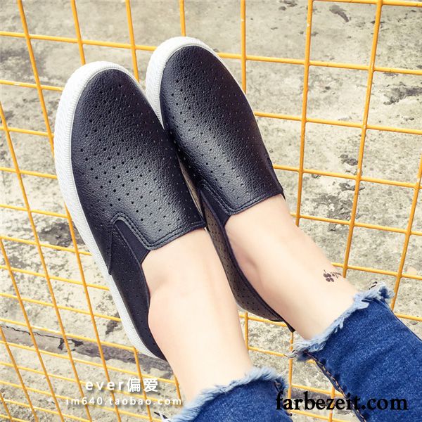 Wildleder Schuhe Damen Slip-on Sommer Leder Tuch Schuhe Weiß Halbschuhe Casual Faul Atmungsaktiv Flache Verkaufen