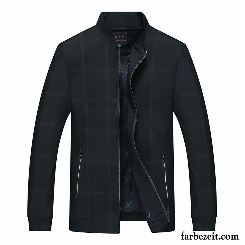 Winter Regenjacke Herren Winter Überzieher Jacke Herbst Dünn Grün Freizeit Neu Billig