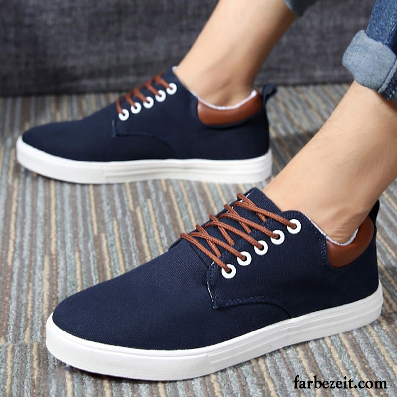 Winter Wanderschuhe Herren Casual Feder Trend Skaterschuhe Niedrig Schüler Tuch Schuhe Espadrille Schnürung Kaufen