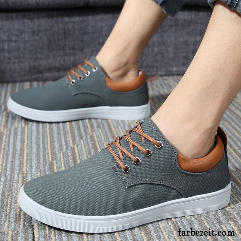 Winter Wanderschuhe Herren Casual Feder Trend Skaterschuhe Niedrig Schüler Tuch Schuhe Espadrille Schnürung Kaufen