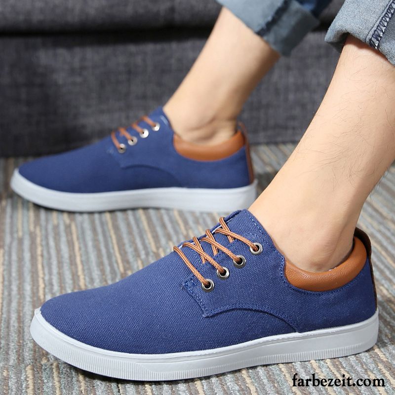 Winter Wanderschuhe Herren Casual Feder Trend Skaterschuhe Niedrig Schüler Tuch Schuhe Espadrille Schnürung Kaufen