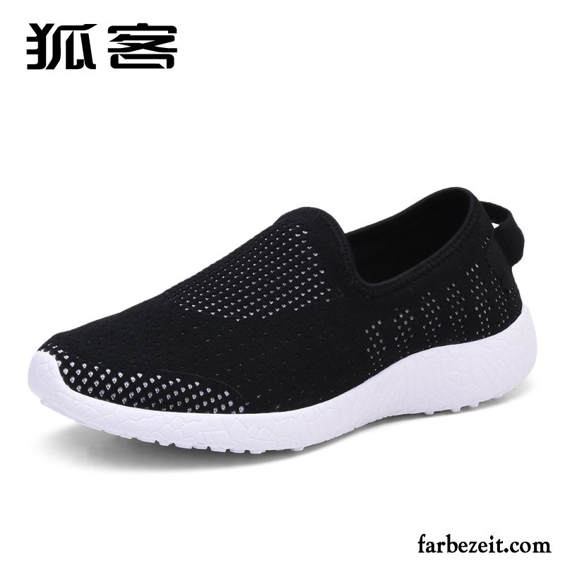 Winterschuhe Herren Gitter Casual Sommer Schuhe Fliegenschnur Skaterschuhe Feder Licht Sportschuhe Trend Billig