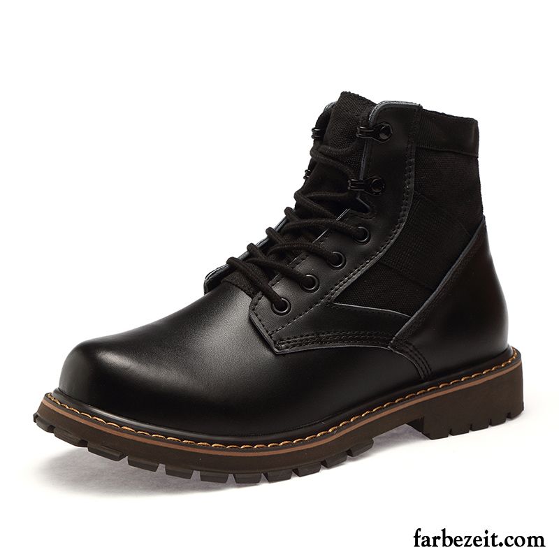 Winterstiefel Herren Leder Draussen Martin Stiehlt Stiefel England Cargo Lovers Hohe Retro Herbst Lederschue Trend Sale