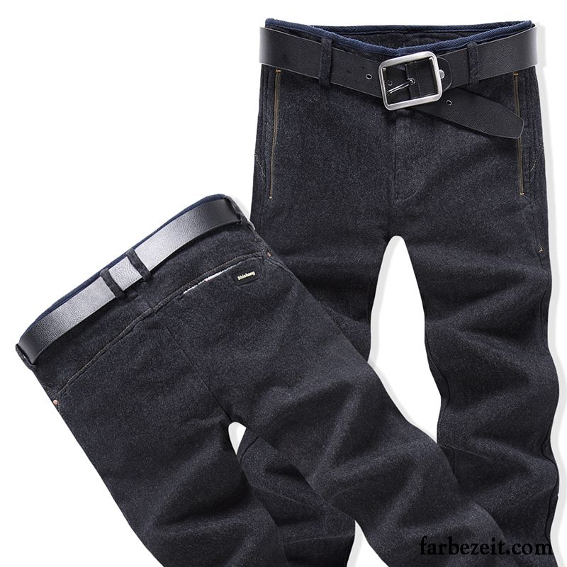 Zerrissene Skinny Jeans Herren Gerade Schnürung Dünn Freizeit Schlank Jeans Winter Jugend Trend Kaufen