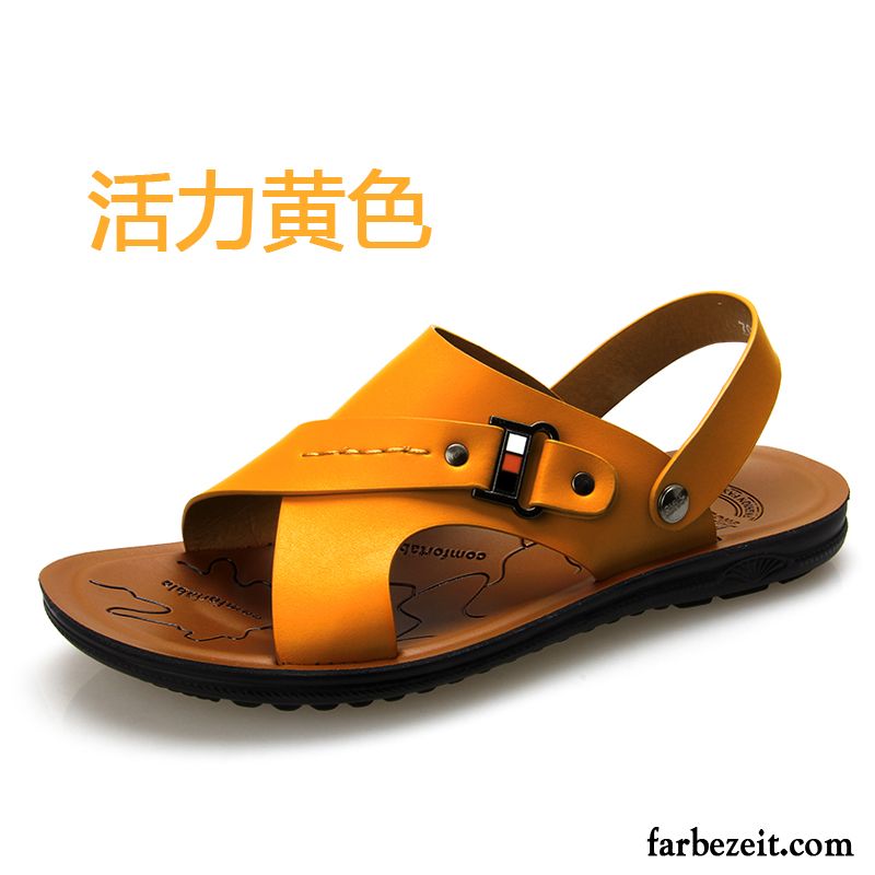 Bequeme Herren Sandalen Pantolette Täglich Neue Sommer Trend Sandalen Schuhe Draussen Gemütlich Atmungsaktiv Casual Strand Verkaufen
