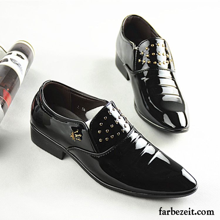 Beste Leder Schuhe Hochzeit Schuhe Herren England Feder Teenager Lackleder Spitze Casual Herbst Lederschue Trend Kaufen