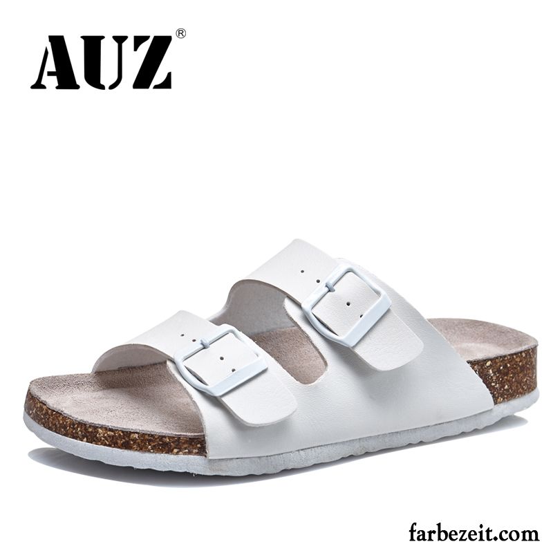 Blaue Sandalen Absatz Hausschuhe Neue Damen Strand Rutschsicher Sandalen Sommer Flache Günstig