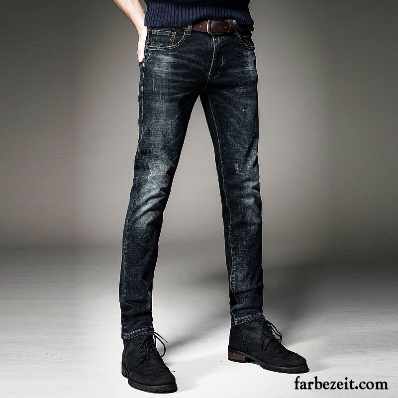 Bootcut Herren Jeans Schmales Bein Herbst Trend Elastisch Jugend Lange Hose Winter Gerade Schlank Jeans Kaufen