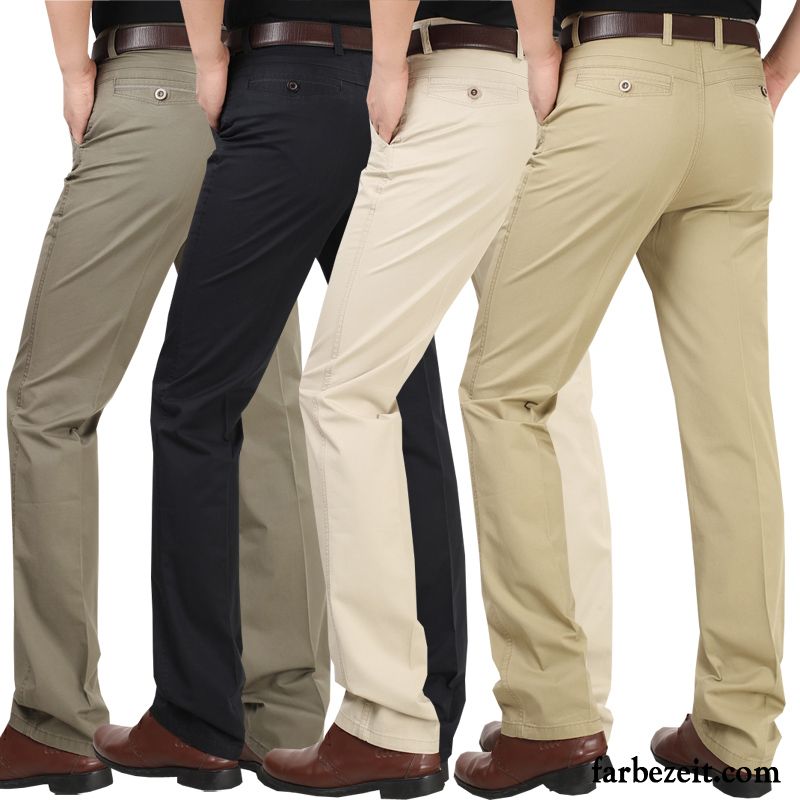 Bügelfaltenhose Herren Lose Winter Baumwolle Freizeit Hohe Taille Herbst Sommer Hose Plus Samt Billig