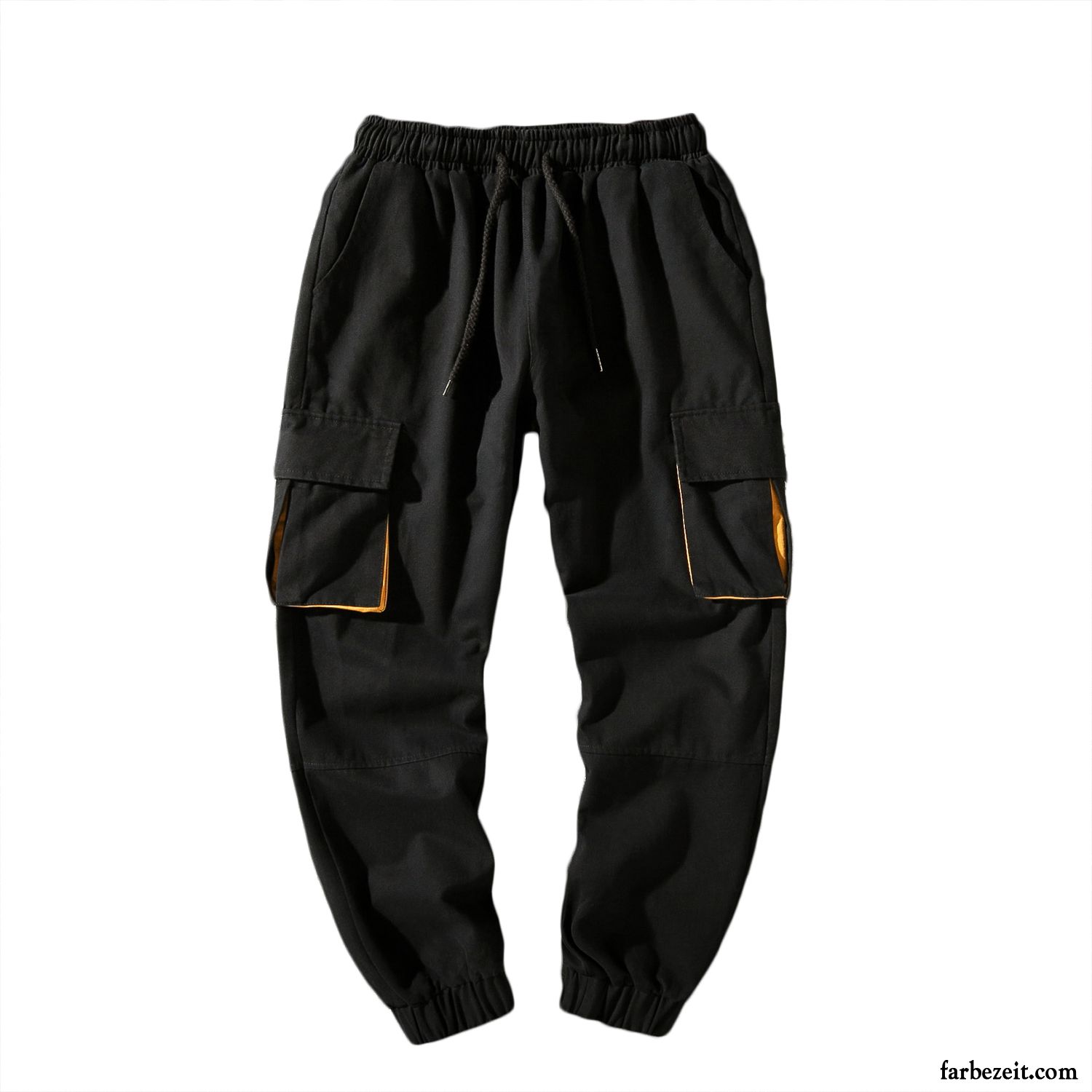 Cargohose Herren Werkzeugbau Freizeit Sport Schüler Harlan Trend Schwarz