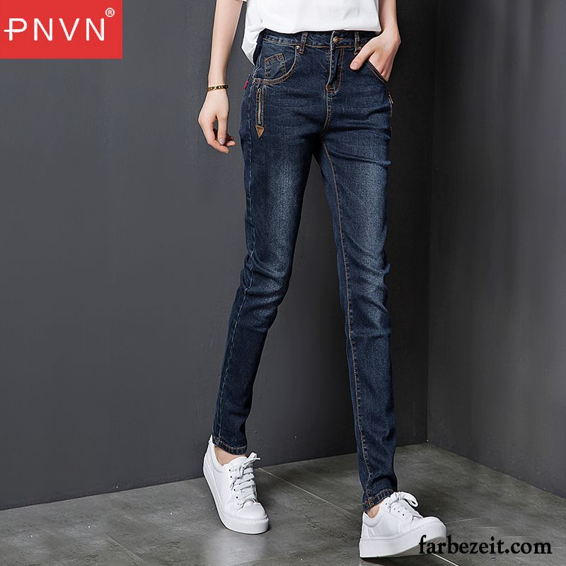 Coole Jeans Für Frauen Harlan Dünn Hose Damen Hohe Taille Trend Neu Winterkleidung Jeans Plus Samt Billig
