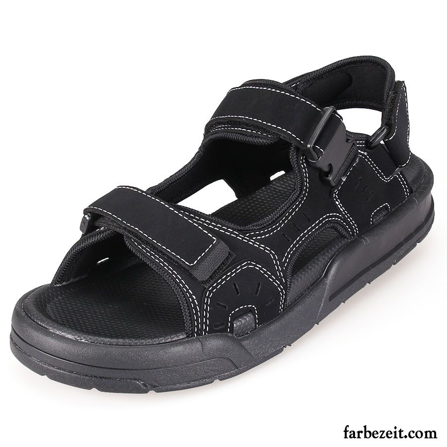 Exklusive Herren Sandalen Draussen Strand Sommer Schuhe Rutschsicher Sandalen Casual Neue Günstig