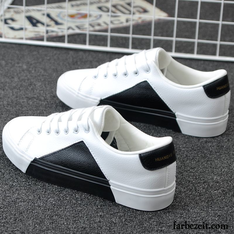 Goldene Turnschuhe Damen Schüler Neue Tuch Schuhe Skaterschuhe Leder Feder Flache Weiß Casual Schwarz Billig