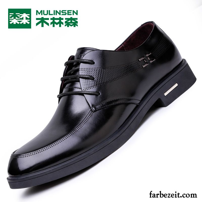 Günstige Schuhe Online Schuhe Original Trend Feder England Lederschue Herren Casual Schnürschuh Geschäft Echtleder Billig