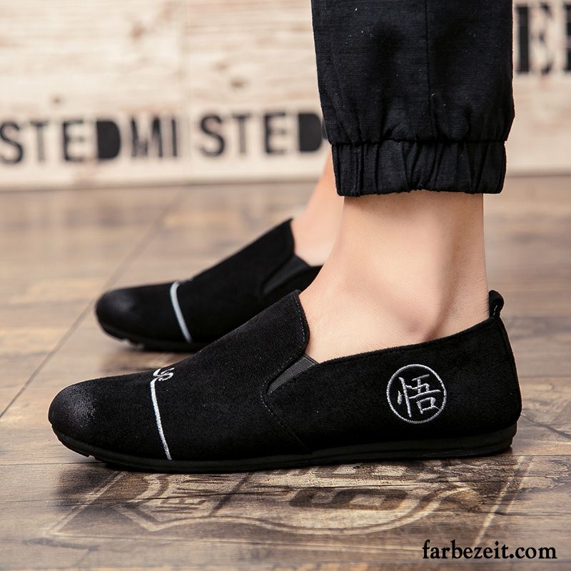 Halbschuhe Herren Schnürschuhe Feder Neue Schuhe Slip-on Halbschuhe Faul Sommer Lederschue Trend Günstig