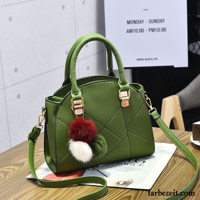 Handtaschen Damen Mode Umhängetasche Einfach Mädchen Mini Trend Grün
