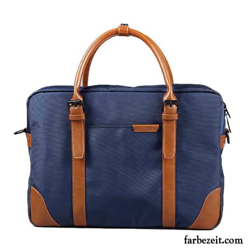 Handtaschen Herren Freizeit Trend Umhängetasche Business Mode Clutch Blau