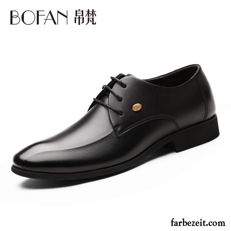 Herren Anzug Schuhe Braun Schwarz Hochzeit Schuhe Casual Atmungsaktiv England Echtleder Herbst Trend Geschäft Lederschue Sale